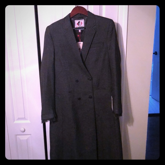 Long grey trench coat - Picture 1 of 3